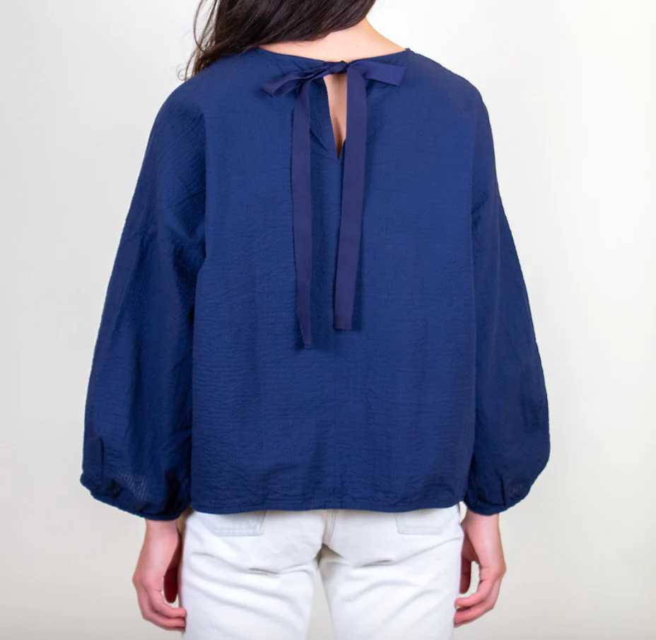 Puffy Sleeve Seersucker Annick Shirt - Image 4