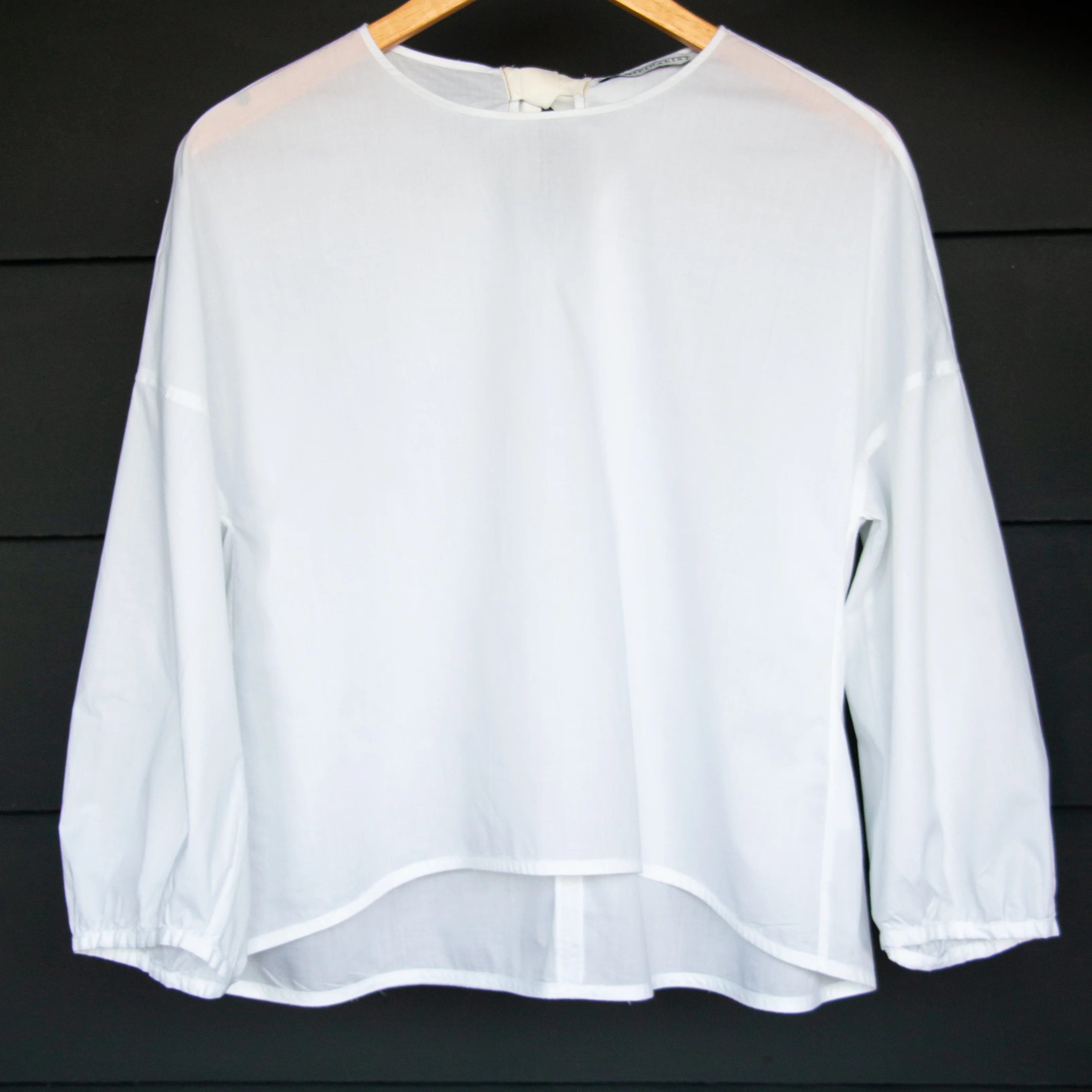White Puffy Sleeve Annick Shirt - Image 4