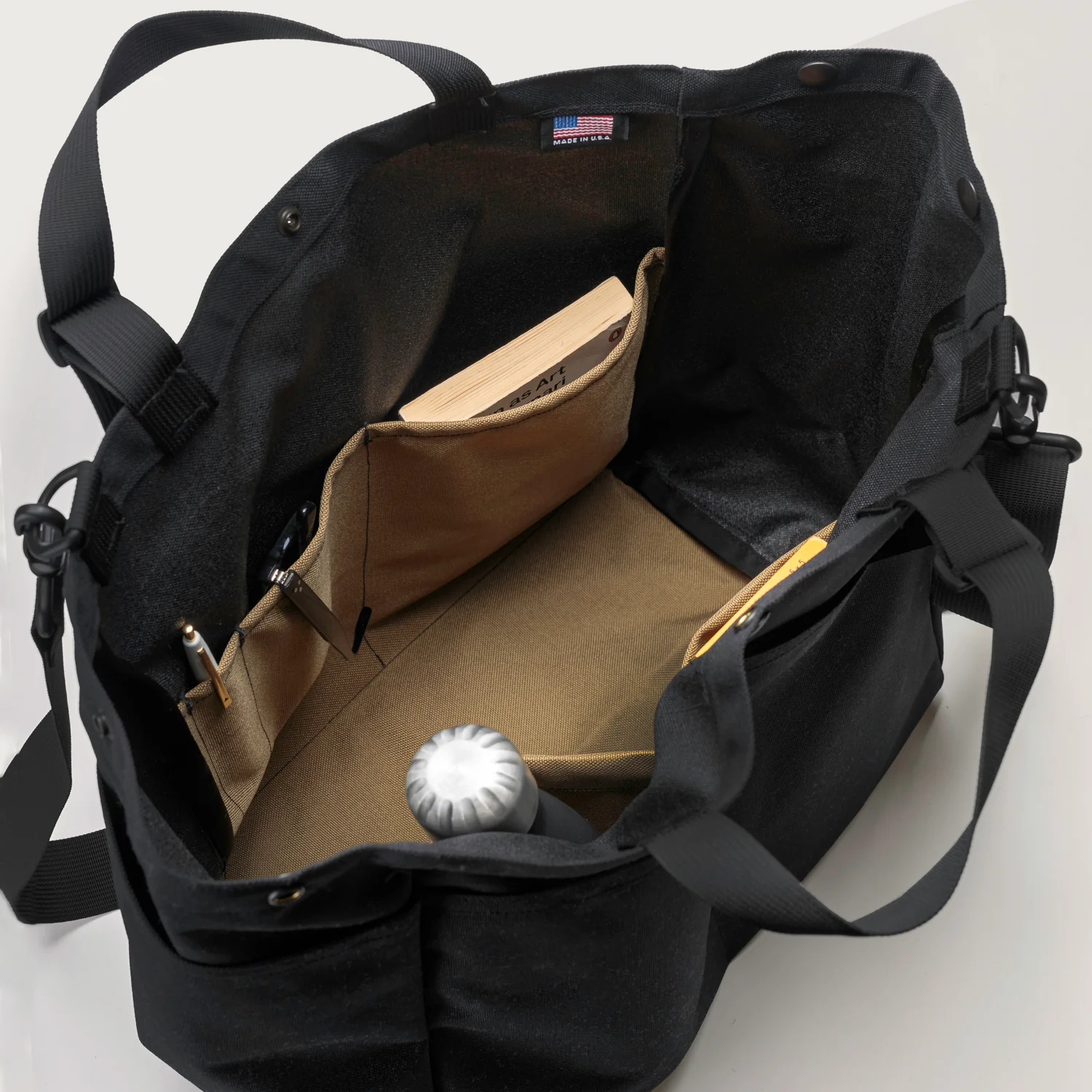 Carry-All Beach Bag - Black - Image 4