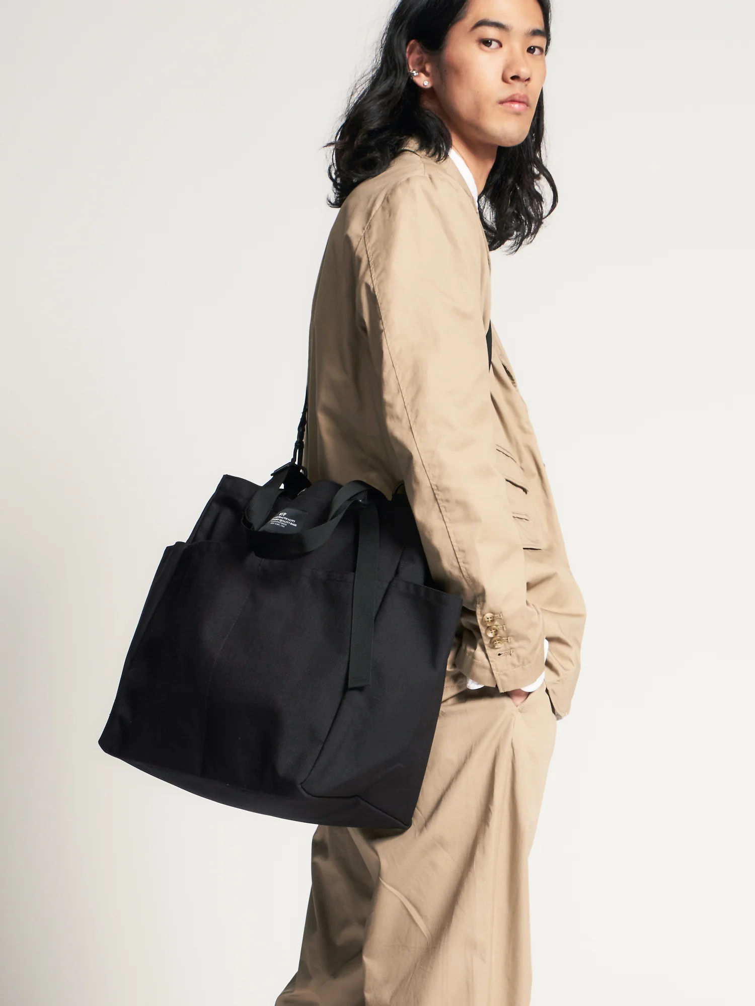 Carry-All Beach Bag - Black - Image 5