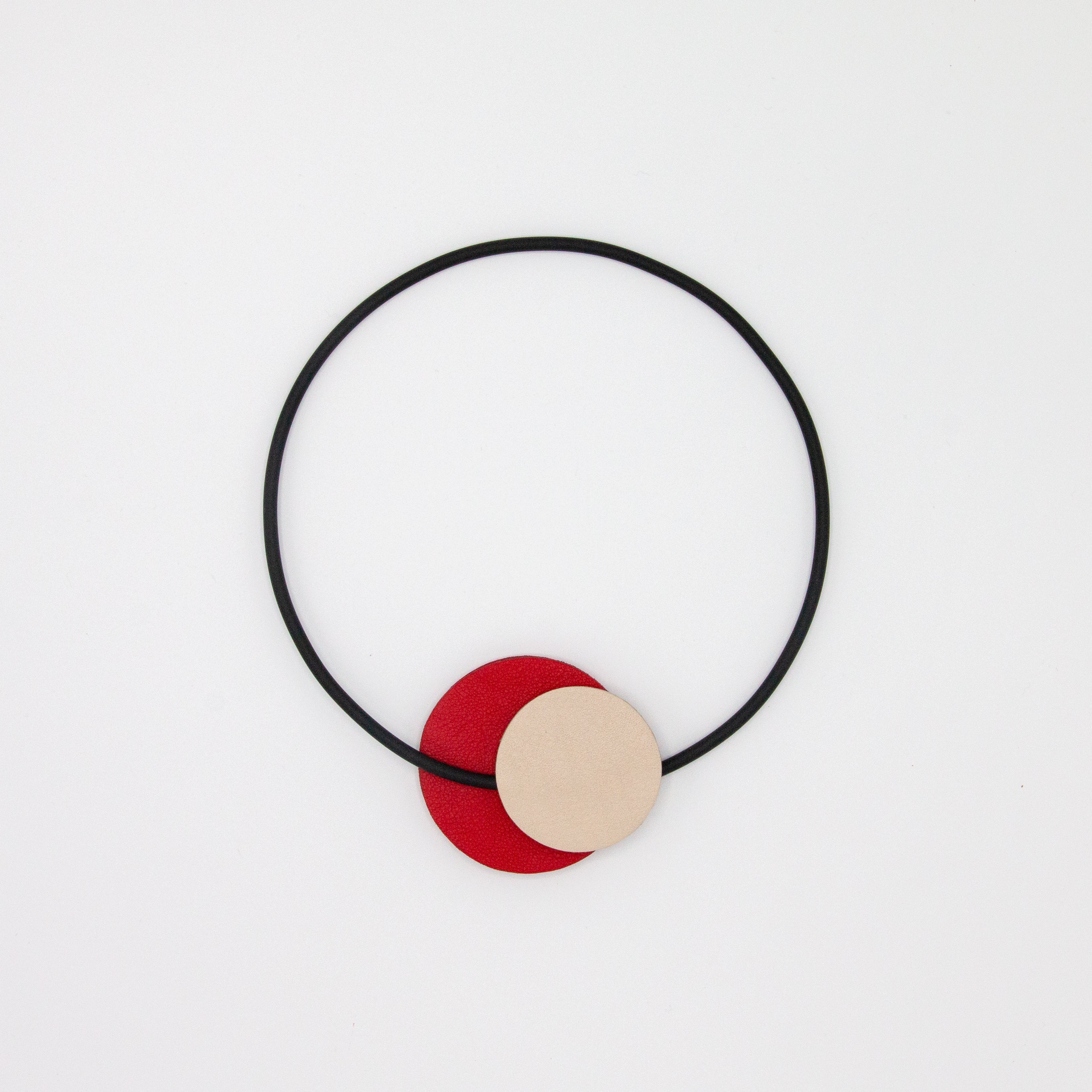Leather Circles Choker - Image 4