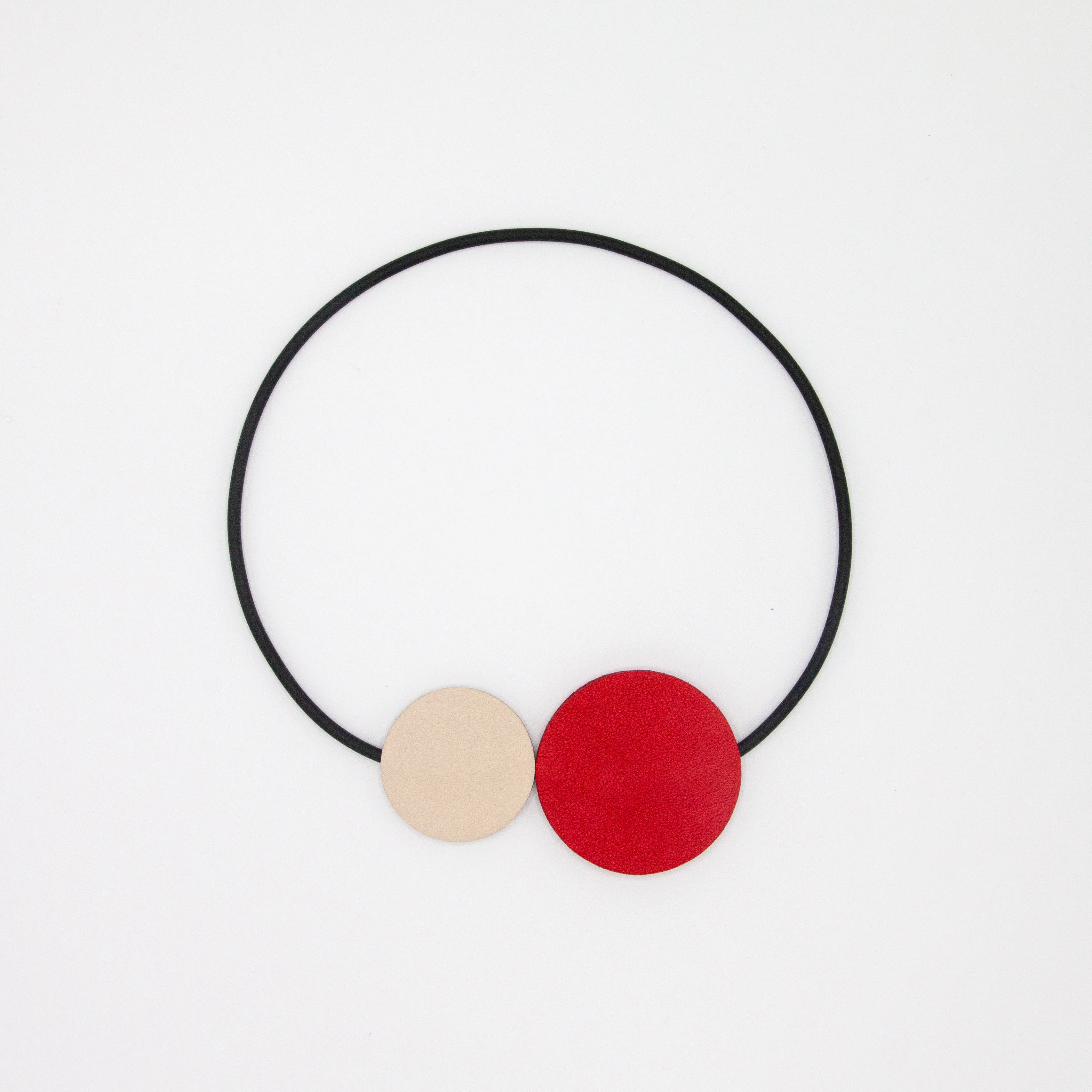 Leather Circles Choker - Image 5
