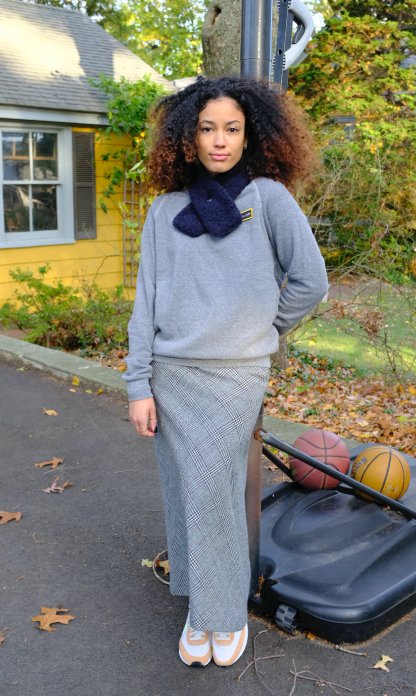 Colette Wool Button Scarf - Image 3