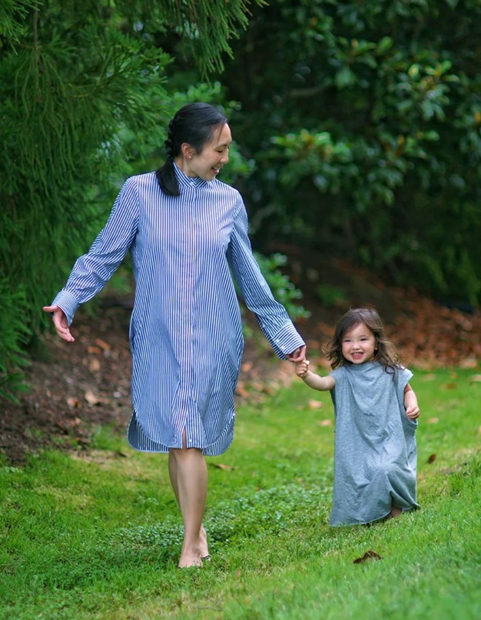 Perfect Shirtdress - Blue Stripe - Image 4