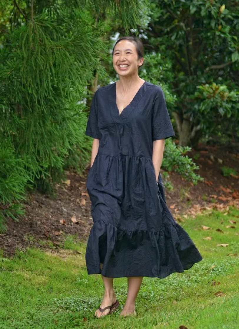 Every Occasion Petticoat Dress - Black Crinkle - Image 2