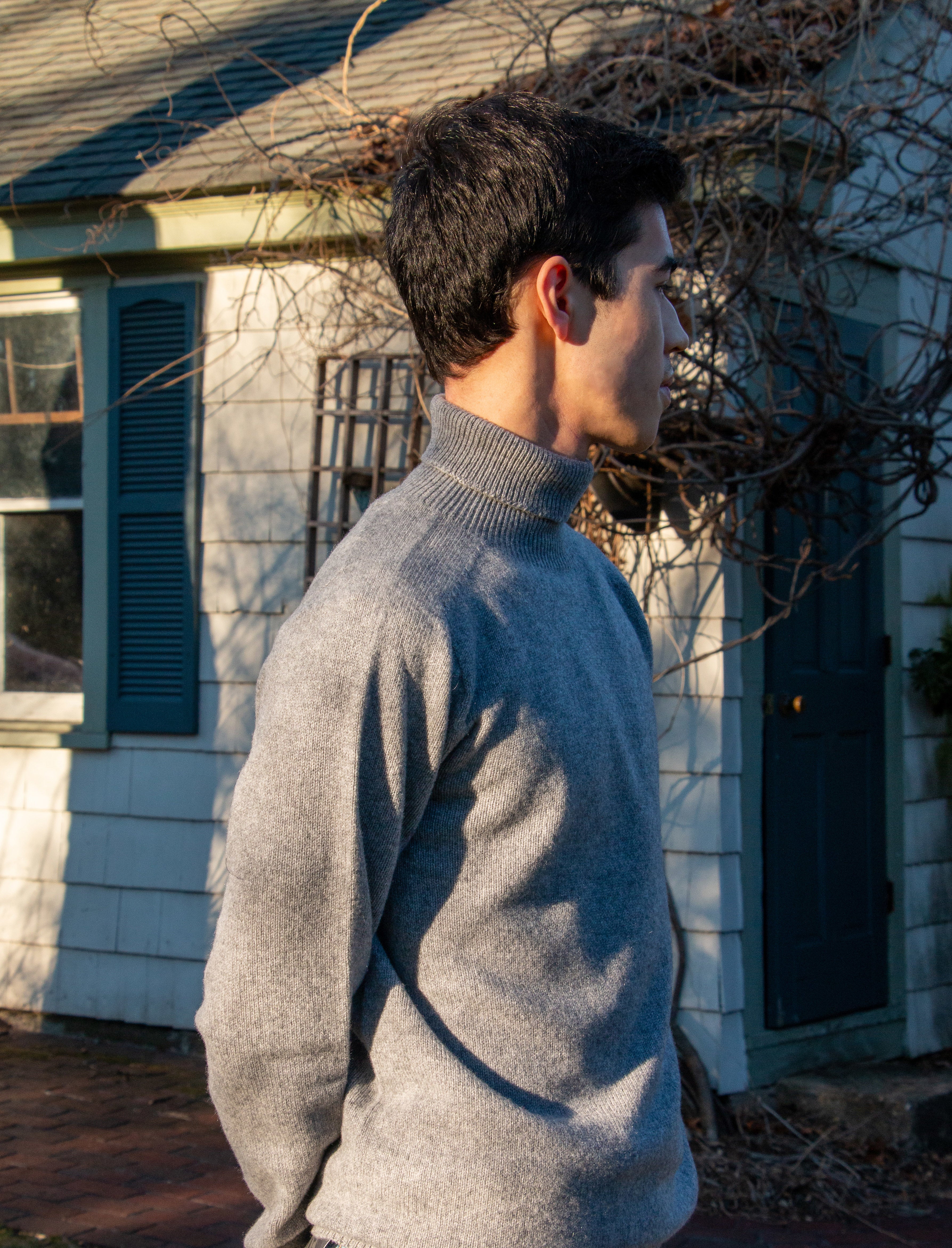 Merino and Cashmere Finley Turtleneck Sweater - Image 5