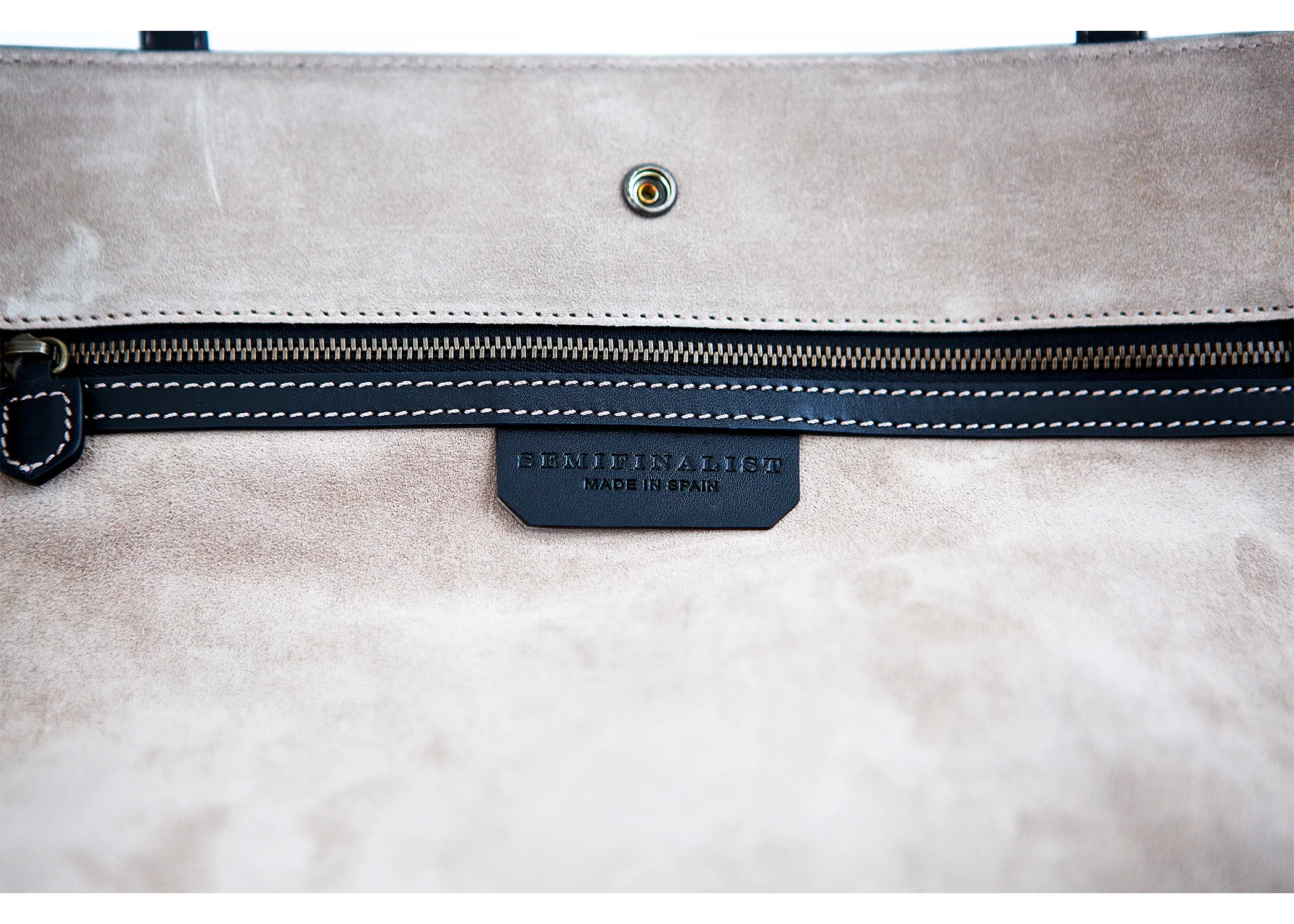 Flaneur Slouchy Suede Tote - Image 4