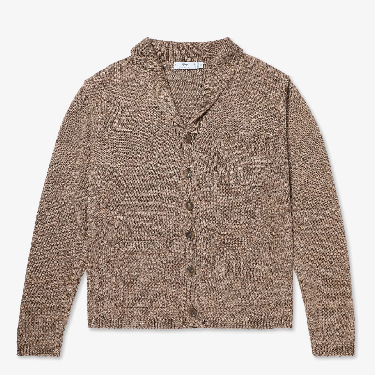 Inis Meain Linen Pub Jacket - Natural - Image 2