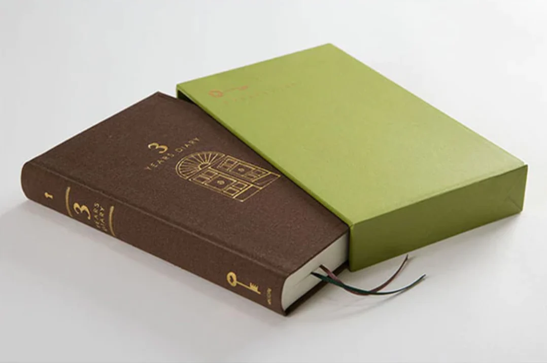 Midori Three Year Diary - Brown - Image 4
