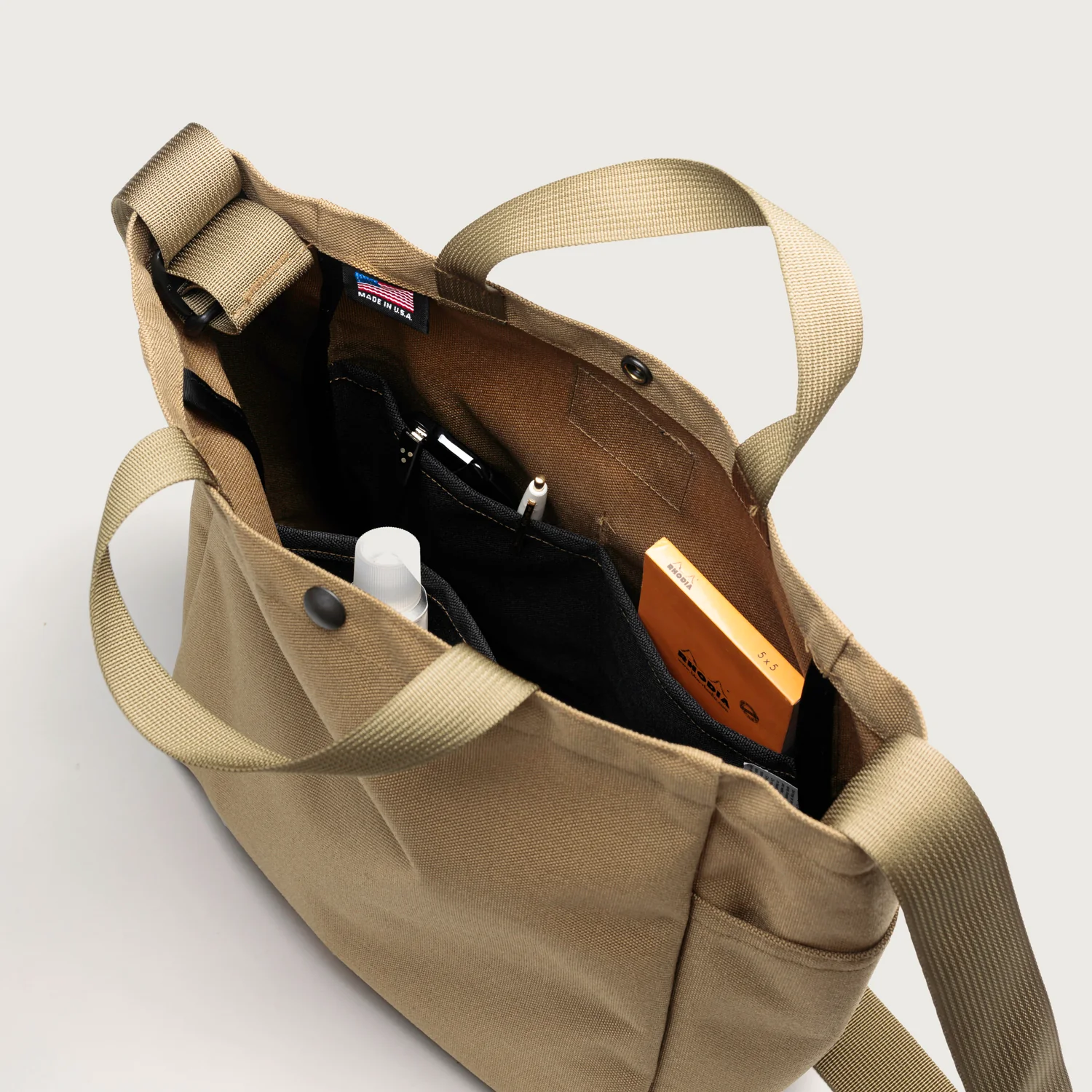 Multi-Pocket Bag Medium - Khaki - Image 3