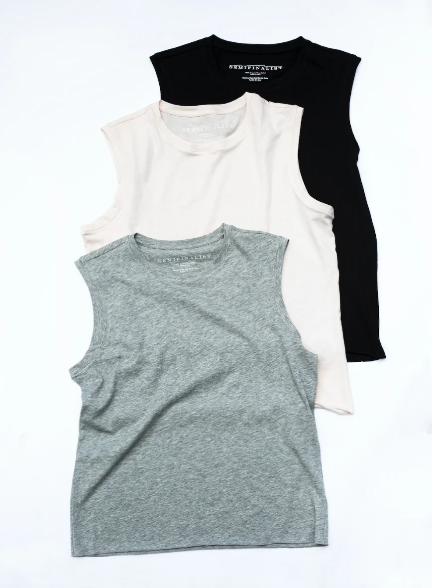 Organic Pima Cotton Muscle Tee - Image 5