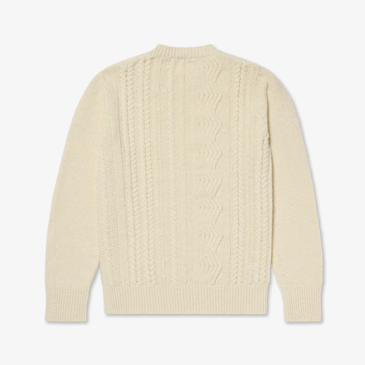 Cashmere Ridges Aran Sweater - Image 3