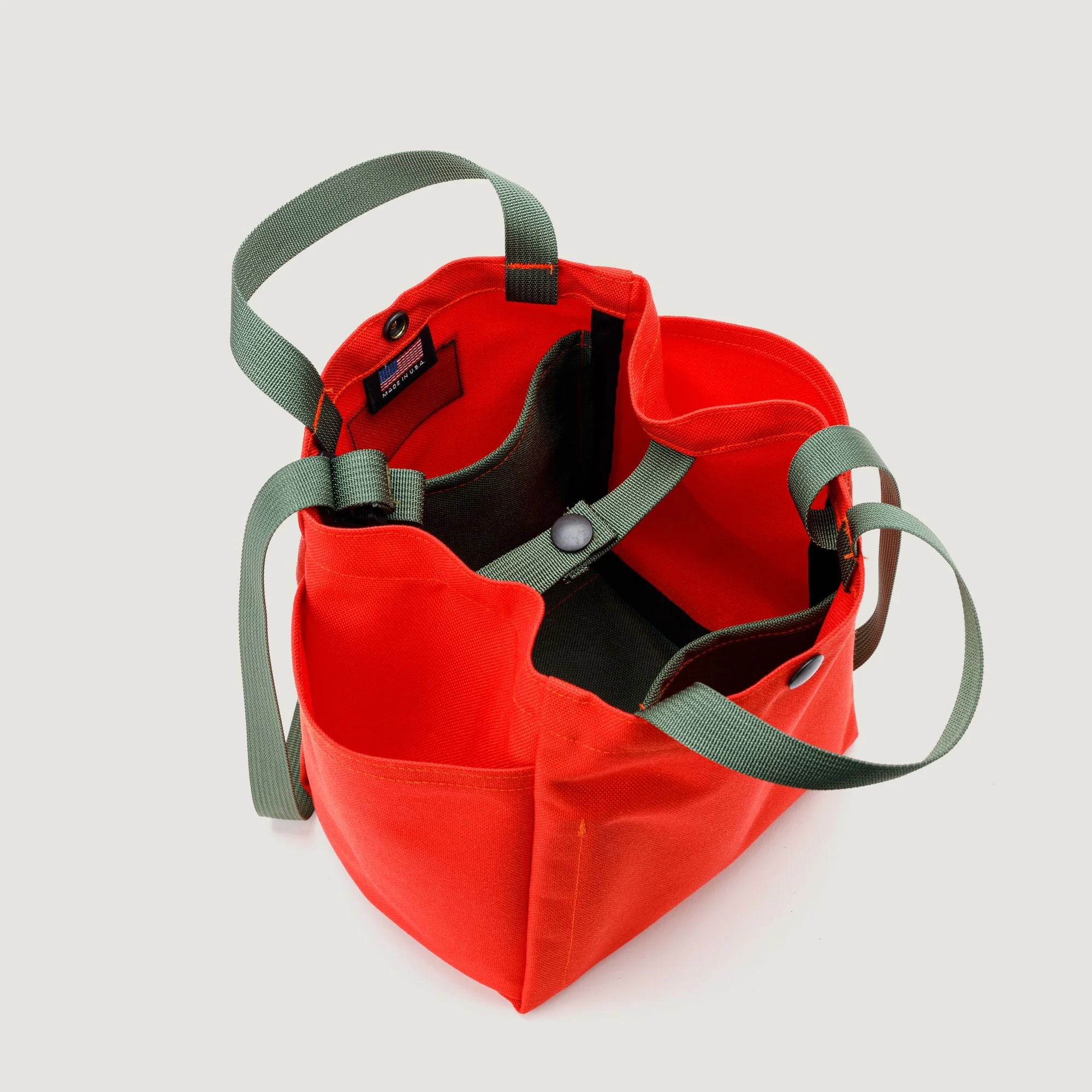 Small Side Pocket Tote - Carrot - Image 3
